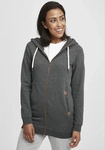 Sweatjacke OXMO "Sweatjacke OXVicky", Damen, Gr. M, grau (dar grau m),...