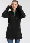 KangaROOS Fleecejacke mit Kapuze figurbetonter Schnitt, mit Kapuze, mit