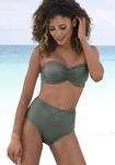 Bikini-Hose S.OLIVER "Aiko", Damen, Gr. 42, N-Gr, gr&uuml;n (oliv), Microfaser,