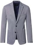 Sakko VENTI "VENTI Sakko uni", Herren, Gr. 48, blau (132 blau), 50% Polyester, 24%