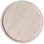 Villeroy & Boch Servierplatte "Servierteller Manufacture Travertine &oslash; 24,5 cm beige"