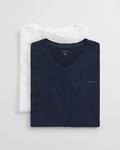 Gant Kurzarmshirt "V-NECK T-SHIRT 2-PACK" Mit V-Ausschnitt