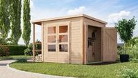 Karibu Gartenhaus "Grundfl&auml;che 4,87 qm" aus hochwertiger nordischer Fichte