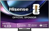 HISENSE QLED Mini LED-Fernseher "65U7Q PRO", Energieeffizienz: E (A-G), schwarz, 65