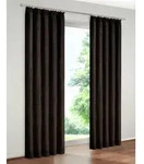 Vorhang WIRTH "Warnow" Gr. 12, schwarz, B:132cm H:180cm, Chenille, Polyacryl,
