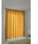 Vorhang WIRTH "Warnow" Gr. 13, gold (goldfarben), B:132cm H:255cm, Chenille,