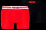 PUMA Boxershorts "PUMA MEN EVERYDAY PLACED LOGO BOXERS" 2er Pack, mit Logo Webbund