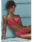 Push-Up-Bikini VENICE BEACH "Kensi", Damen, Gr. 38, Cup A, pink (orange, pink