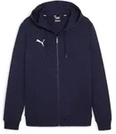 Kapuzensweatjacke PUMA "TEAMGOAL CASUALS HOODED JACKET", Herren, Gr. M, puma navy,