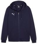 Kapuzensweatjacke PUMA "TEAMGOAL CASUALS HOODED JACKET", Herren, Gr. M, puma navy,