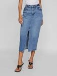 Vila Jeansrock "VIJAF HW MIDI DENIM SKIRT-NOOS"