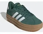Plateausneaker ADIDAS SPORTSWEAR "VL COURT BOLD", Damen, Gr. 42, gr&uuml;n (collegiate