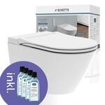 Sch&uuml;tte Dusch-WC "CESARI Premium" Komplett-Set, sp&uuml;lrandlos