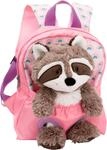 Nici Kinderrucksack "Travel Friends, Rucksack mit Pl&uuml;sch Waschb&auml;r, 25 cm"