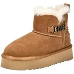 Plateaustiefelette MUSTANG SHOES "Mustang Shoes Stiefelette Veloursleder", Damen, Gr.