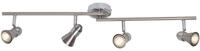 BRILLIANT LED Deckenstrahler "Sanny", silber (silberfarben), 4, H: 13,5cm, Leuchten,