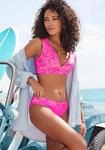 Bikini-Hose VENICE BEACH "Moloka", Damen, Gr. 40, N-Gr, pink (pink bedruckt),