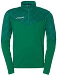 Trainingspullover UHLSPORT "1/4 ZIP TOP Progressive 28 Kids", Jungen, Gr. 116, gr&uuml;n