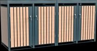 WESTMANN M&uuml;lltonnenbox "Planta" Platz f&uuml;r 4 M&uuml;lltonnen je 240 L, BxHxT: