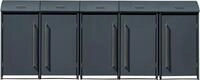 WESTMANN M&uuml;lltonnenbox "Moderna 5" Platz f&uuml;r 5 M&uuml;lltonnen je 240 L, BxHxT: