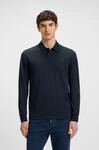BOSS ORANGE Poloshirt "Pe Interlock Langarm Polo" mit Polokragen