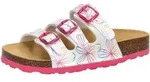 Pantolette LICO "Pantolette Bioline Flower Kids", M&auml;dchen, Gr. 32, wei&szlig;,...