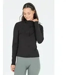 Trainingsjacke ATHLECIA "Aliya", Damen, Gr. 40, schwarz, 75% Polyamid, 25% Elasthan,