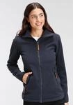 Polarino Fleecejacke ohne Kapuze f&uuml;r kalte Tage, aus Fleece, l&auml;ssiger Look