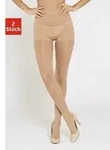 St&uuml;tzstrumpfhose LASCANA, Damen, Gr. 6 (56), beige (puder), Obermaterial: 87%