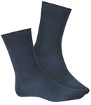 Socken HUDSON "Socke Relax Exquisit", Herren, Gr. 45-46, schwarz (nachtblau 0311),