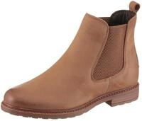 Chelseaboots TAMARIS, Damen, Gr. 36, braun (camelfarben), Elastischer Einsatz,