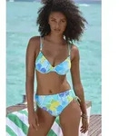 B&uuml;gel-Bikini-Top SUNSEEKER "Butterfly", Damen, Gr. 42, Cup E, blau (blau,...
