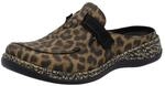 Rieker Clog Hausschuh, Casual-Clog, Sabot, Schlupfschuh mit weicher Innensohle