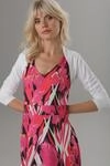 Bolero ANISTON SELECTED, Damen, Gr. 34, wei&szlig;, Jersey, Obermaterial: 95% Viskose, 5%