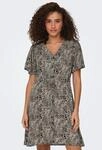 ONLY Minikleid "ONLEVIDA S/S SHORT DRESS WVN NOOS" Viskose, regular fit, V-Ausschnitt