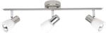 BRILLIANT Deckenstrahler "Luca", wei&szlig; (eisen, chrom, wei&szlig;), 3, H: 15cm, 1 Stk.,