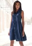 Vivance Sommerkleid "aus gewebter Viskose, A-Linien-Kleid" Ohne Taschen...