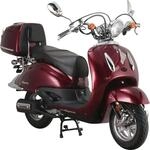 Alpha Motors Motorroller "Retro Firenze" 50 cm&sup3; 25 km/h Euro 5 2,72 mit Topcase, mit