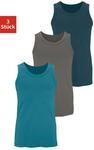 Tanktop H.I.S "Unterziehshirt, Unterhemd f&uuml;r Herren", Herren, Gr. 4/S, gr&uuml;n