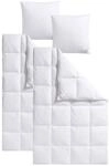 Haeussling Daunenbettdecke + Kopfkissen "Swiss Royal" Bettdecken-Set mit...
