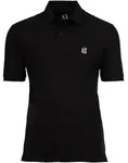 Poloshirt ARMANI EXCHANGE "Poloshirt", Herren, Gr. M, schwarz, Obermaterial:...