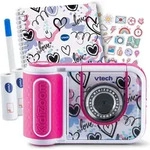 Kinderkamera VTECH "KidiZoom Print Cam + Scrapbook Bundle", pink (pink, wei&szlig;),