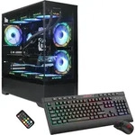 GAMEMAX Gaming-PC "Vista AB 7504", schwarz, Microsoft Windows 11 Home (64 Bit), 32 GB
