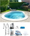 my POOL BWT Ovalpool "POWER, BxLxH: 360x737x120 cm" in 2 Folienfarben...