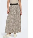 ONLY Maxirock "ONLVENEDIG AOP LIFE LONG SKIRT" Viskose, wadenlang