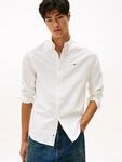 Tommy Jeans Langarmhemd "TJM REGULAR OXFORD" mit Rundhalsausschnitt,
