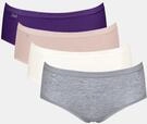 sloggi Midislip "Basic+ Midi" 4er Pack, perfekter Sitz, besonders weiche N&auml;hte,