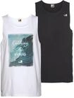 Tanktop OCEAN SPORTSWEAR, Herren, Gr. S (44/46), schwarz-wei&szlig; (schwarz, wei&szlig;,