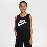 T-Shirt NIKE SPORTSWEAR "K NSW TANK TEE", M&auml;dchen, Gr. XL, schwarz, lt smoke,