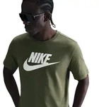 T-Shirt NIKE SPORTSWEAR "M NSW TEE ICON FUTURA", Herren, Gr. XL, medium olive,